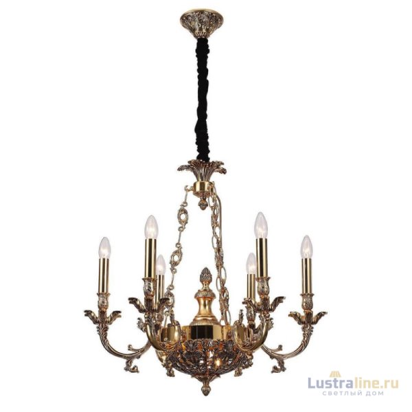 Подвесная люстра Lucia Tucci Firenze 1781.6.2 Antique Gold
