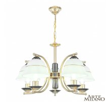 Подвесная люстра Arte Milano Florentia-1240 301240/5 Bk/Gd