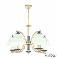 Подвесная люстра Arte Milano Florentia-1240 301240/5 Bk/Gd