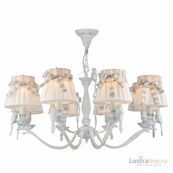 Подвесная люстра Maytoni Bird ARM013-08-W