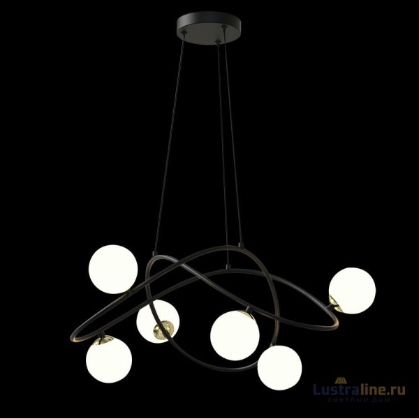 Подвесная люстра Delight Collection P0691-6A black