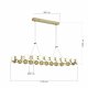 Подвесная люстра ST Luce Monro SL6610.203.26
