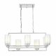 Подвесная люстра Lumina Deco Lino LDP 1239-8 CHR
