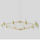 Подвесная люстра Crystal Lux DOROTEA SP10 GOLD