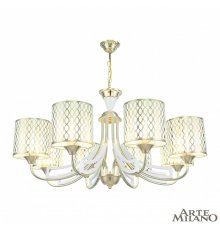 Подвесная люстра Arte Milano Florentia-3387 303387/8 Wh/Gd