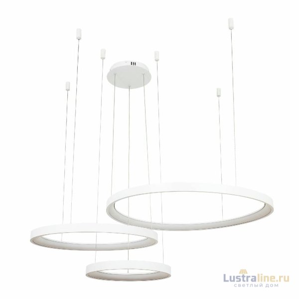 Подвесная люстра LED4U L8806-800-580-380 WH Подвесная люстра LED4U L8806-800-580-380 WH