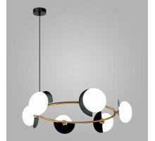 Подвесная люстра Eurosvet Moity 70150/6 черный/латунь a064823