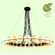 Подвесная люстра Lussole Loft Seneca GRLSP-8176
