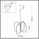 Подвесная люстра Odeon Light Piuma 6665/53L