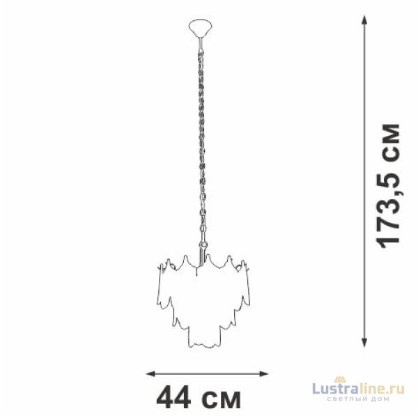 Подвесная люстра Vitaluce V5813-8/5
