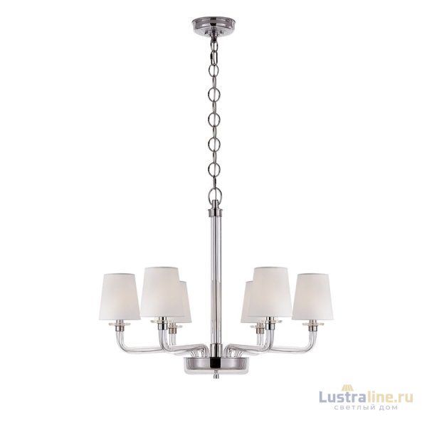 Подвесная люстра Delight Collection BRCH9021-6 nickel Подвесная люстра Delight Collection BRCH9021-6 nickel