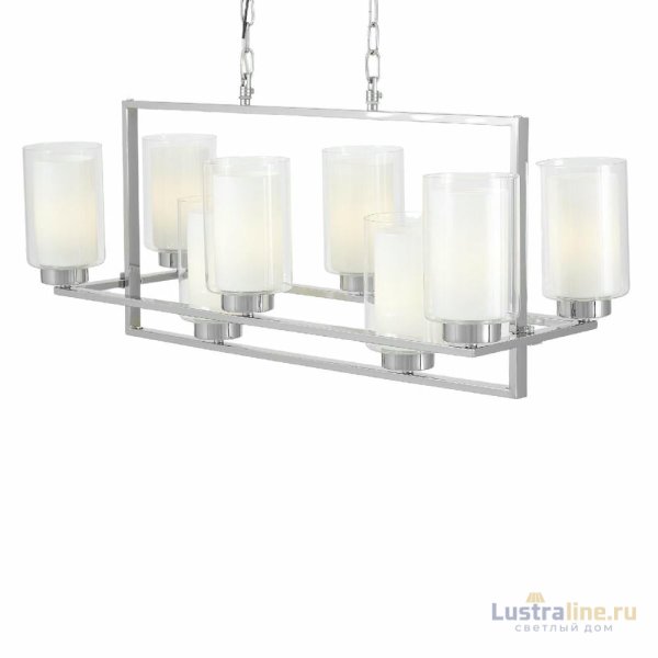 Подвесная люстра Lumina Deco Lino LDP 1239-8 CHR
