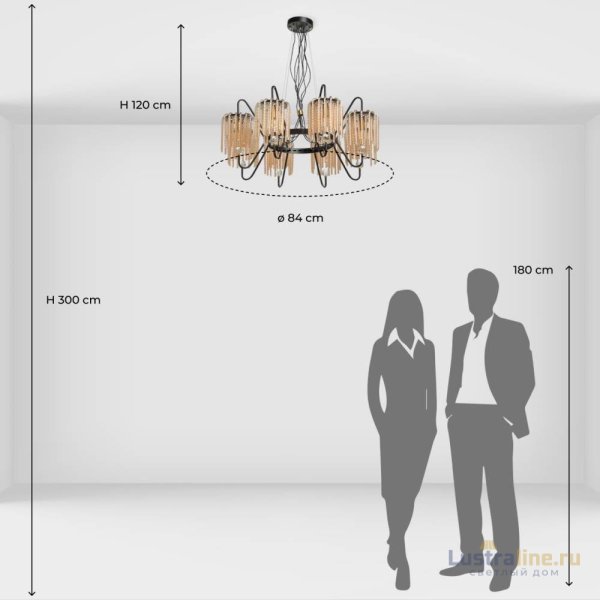 Подвесная люстра MW-Light Лавиния 443010908