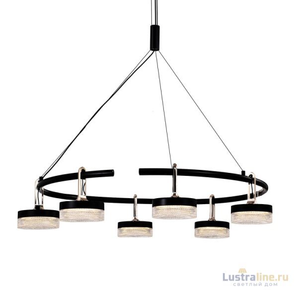 Подвесная люстра Delight Collection P0855-6C black
