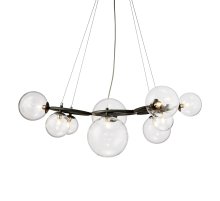 Подвесная люстра Delight Collection Wendt KG1202P-9 grey/clear