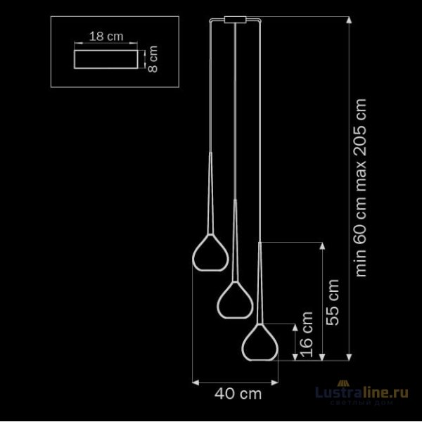 Подвесная люстра Lightstar Forma 808230