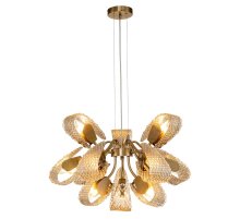 Подвесная люстра Indigo Fless 11033/12P Amber V000344