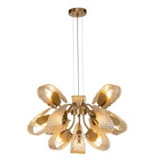 Подвесная люстра Indigo Fless 11033/12P Amber V000344
