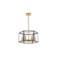 Подвесная люстра Lumina Deco Lorton LDP 1142-6 BK+MD