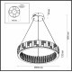 Подвесная люстра Odeon Light Crossa 5072/80L