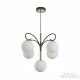 Подвесная люстра Arte Milano Neapolis 273808/4+1 BK/GD
