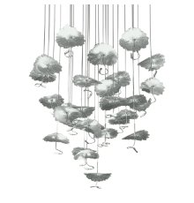 Подвесная люстра Delight Collection X-8827P/29 silver