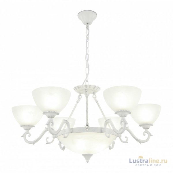 Подвесная люстра Arte Milano 340518/6-3 WT+SL Подвесная люстра Arte Milano 340518/6-3 WT+SL