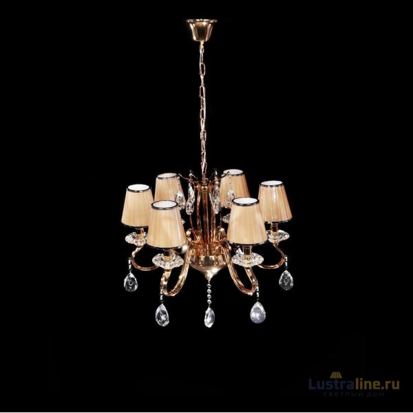 Подвесная люстра Lumina Deco Finezzia LDP 9267-6 GD