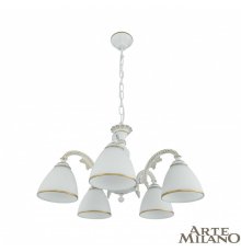 Подвесная люстра Arte Milano 340837/5 WT+G