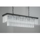 Подвесная люстра Delight Collection 1920s Odeon KR0387P-10C/P black/frost