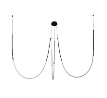 Подвесная люстра Arte Lamp Klimt A2850SP-38BK