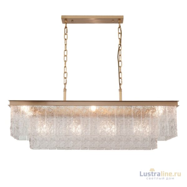 Подвесная люстра Delight Collection Glace KG0998P-8L brass