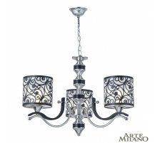 Подвесная люстра Arte Milano Florentia-4957 304957/3 Bk/Ni