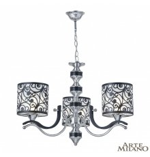 Подвесная люстра Arte Milano Florentia-4957 304957/3 Bk/Ni