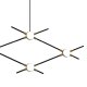 Подвесная люстра DeLight Collection Molecular MD18001067-4A black/gold