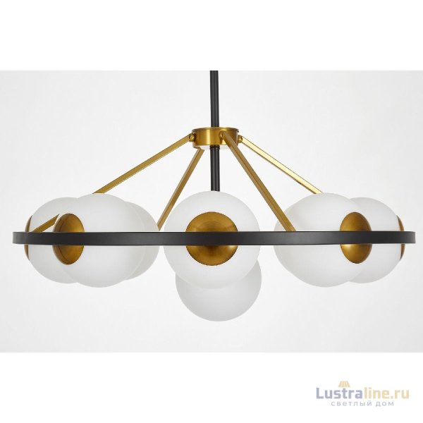 Подвесная люстра Lumina Deco Donzano LDP 8034-9 BK+WT