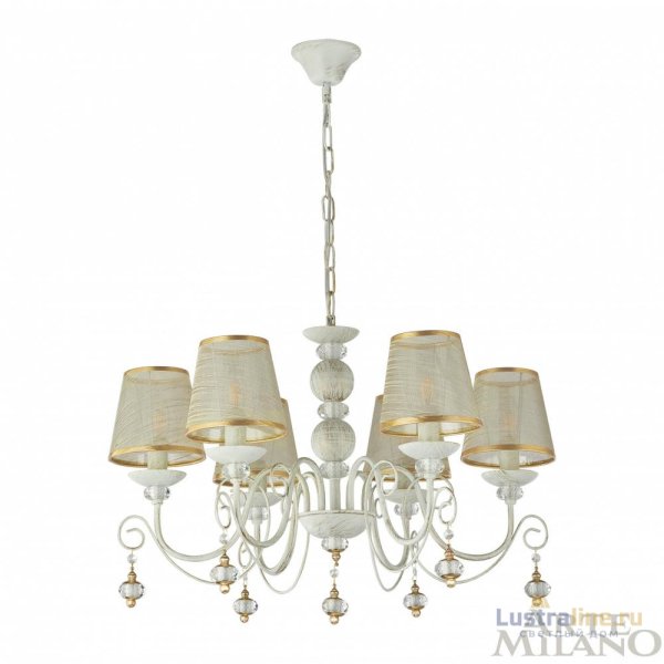 Подвесная люстра Arte Milano 347620/6 WT+G