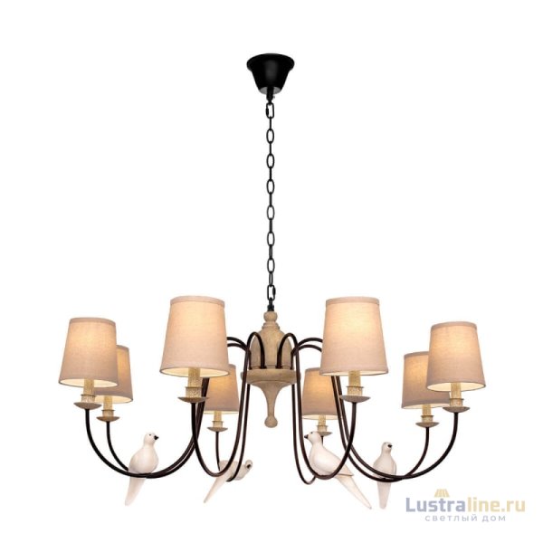 Подвесная люстра LOFT IT Birds Loft1029A-8 Подвесная люстра LOFT IT Birds Loft1029A-8