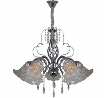 Подвесная люстра Reluce 02349-0.4-05 CR+CL Подвесная люстра Reluce 02349-0.4-05 CR+CL