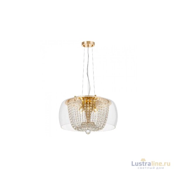 Подвесная люстра Lumina Deco Disposa LDP 7018-500 PR+F.GD