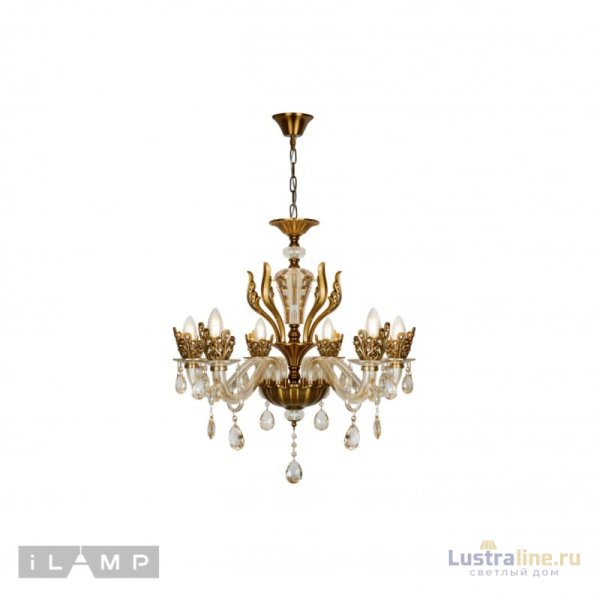 Подвесная люстра iLamp Asia 61078-6 BR