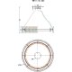 Подвесная люстра Wertmark Patricia WE117.03.303
