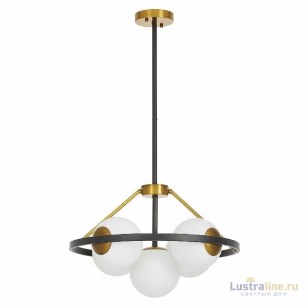 Подвесная люстра Lumina Deco Donzano LDP 8034-5 BK+WT