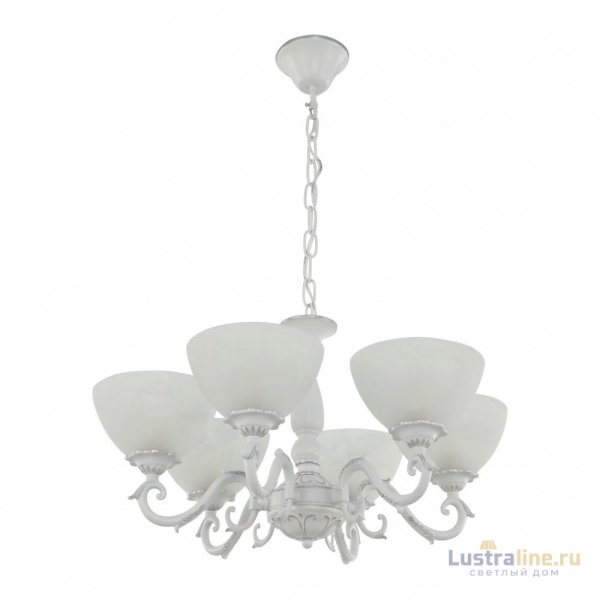 Подвесная люстра Arte Milano 340518/6 WT+SL Подвесная люстра Arte Milano 340518/6 WT+SL