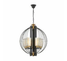 Подвесная люстра Lumina Deco Ponti LDP 1245-5 BK+MD