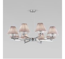 Подвесная люстра Eurosvet Peony 60136/8 хром/серый