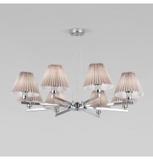 Подвесная люстра Eurosvet Peony 60136/8 хром/серый