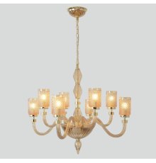 Подвесная люстра Crystal Lux SILVESTRO SP8 AMBER