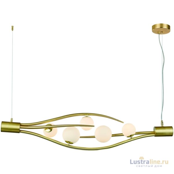 Подвесная люстра Indigo Flusso 11025/5P Gold V000230
