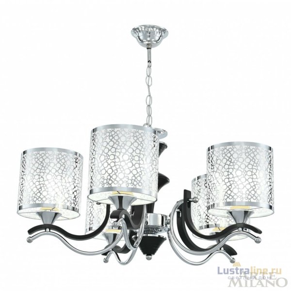 Подвесная люстра Arte Milano Florentia-6787 306787/5 Bk/Ni